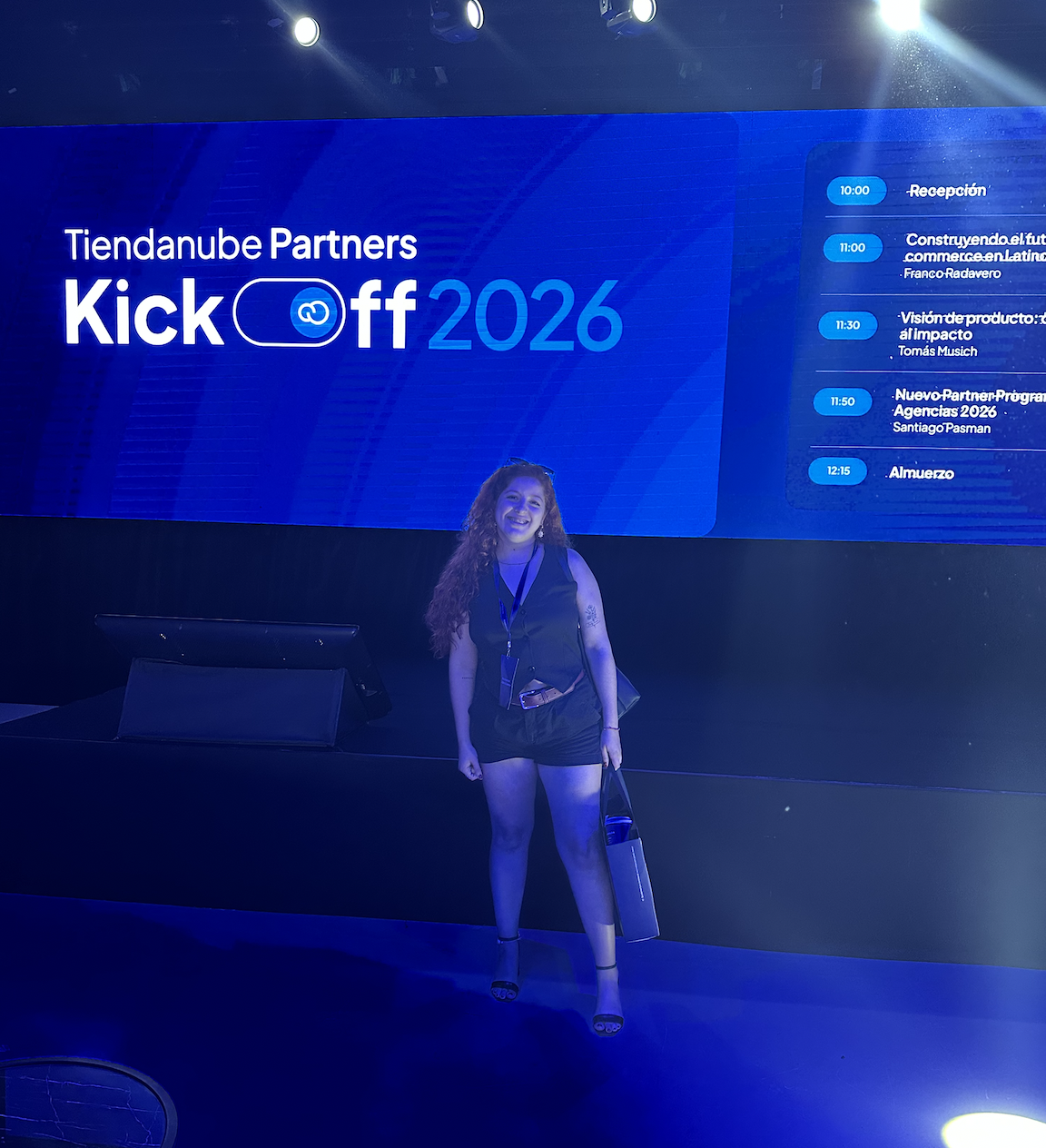 Julieta en Tiendanube Partners Kickoff 2026