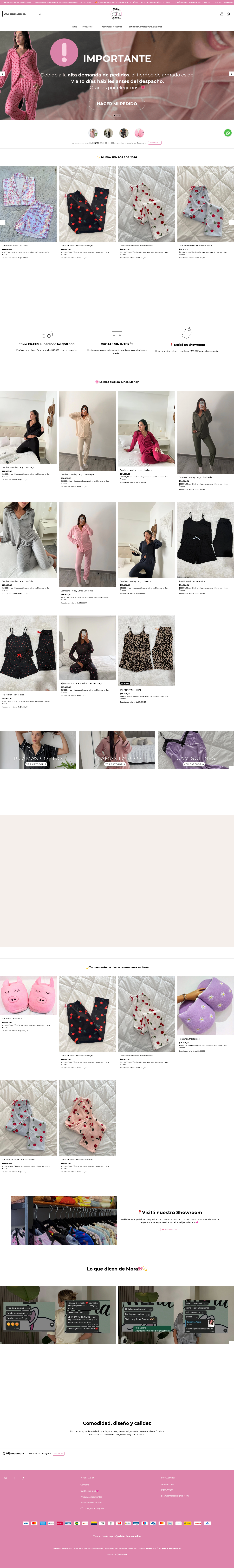 Pijamas Mora