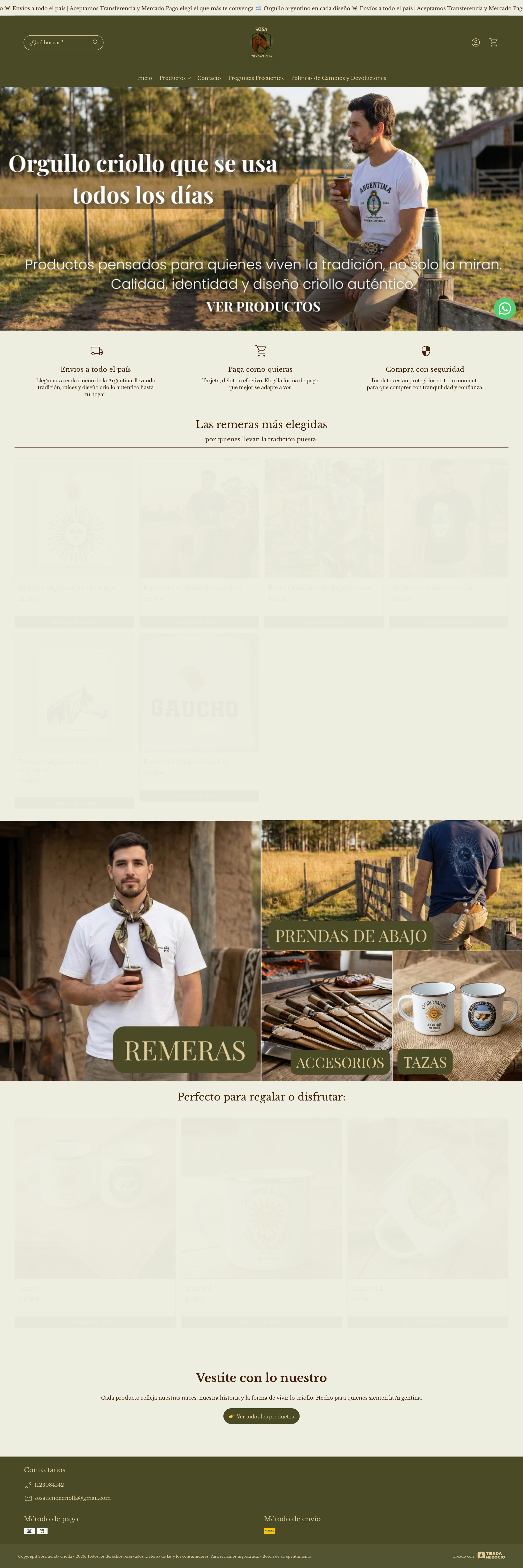 Sosa Tienda Criolla